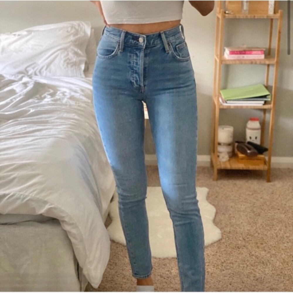 Denim Forum Yoko 23 26L raw hem